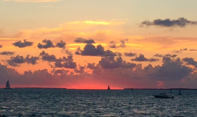 Key West e o Pôr do Sol